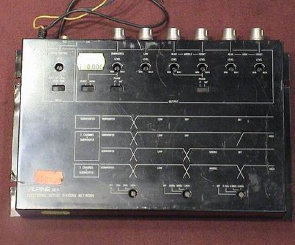 Alpine Mod.3654 Crossover Elettronico
